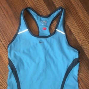 Baby blue Nike tank top